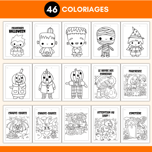 coloriages halloween