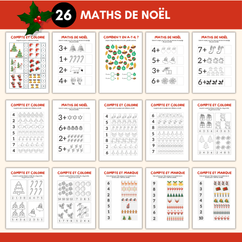 cahier d'activités de noel