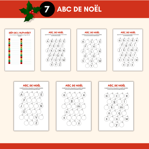 cahier d'activités de noel