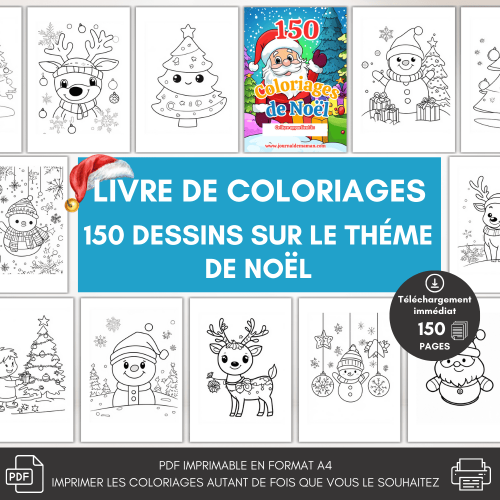 coloriages de noel à imprimer